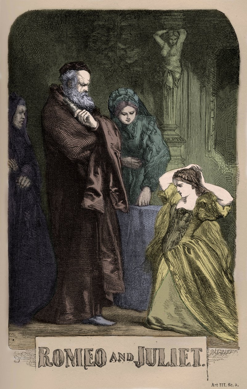 Romeo og Julie av William Shakespeare av John Gilbert