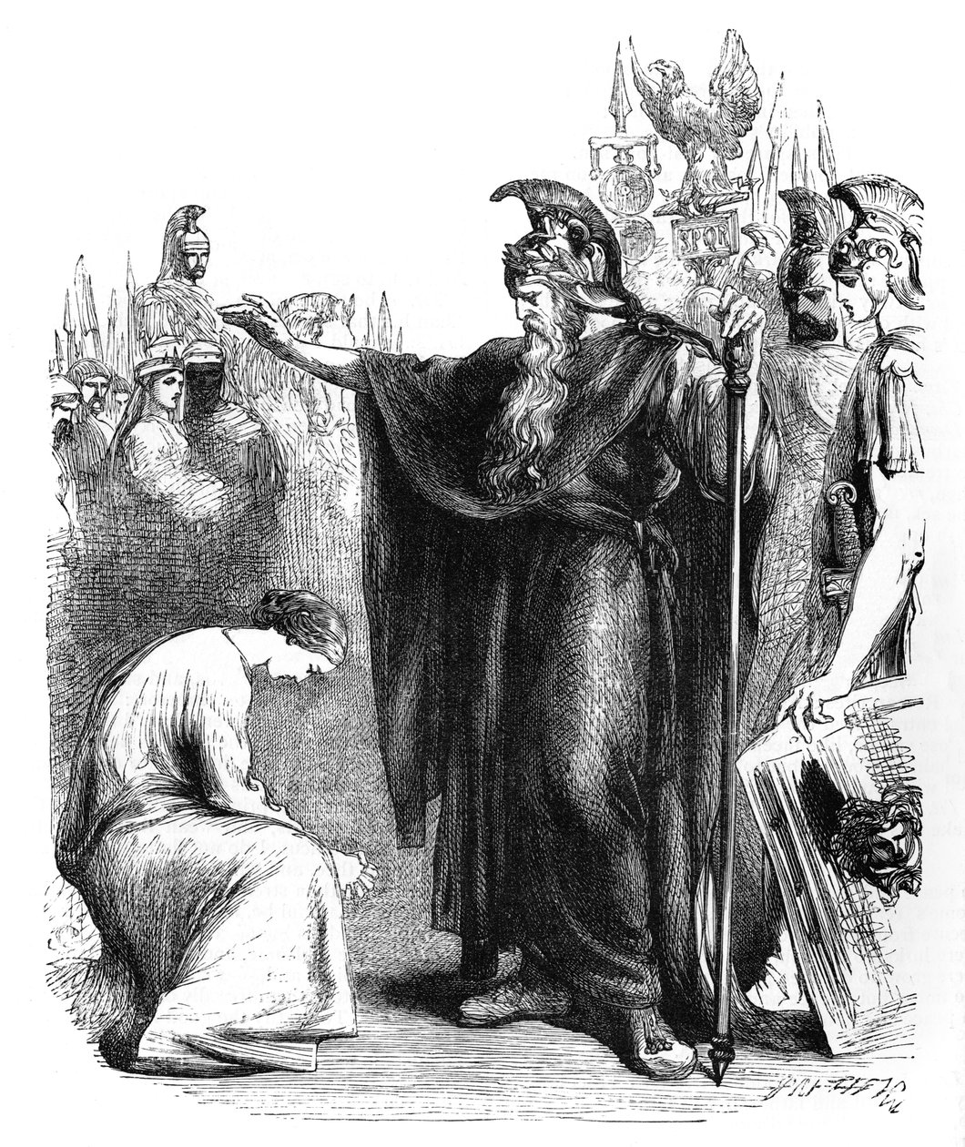 Titus Andronicus av William Shakespeare av John Gilbert