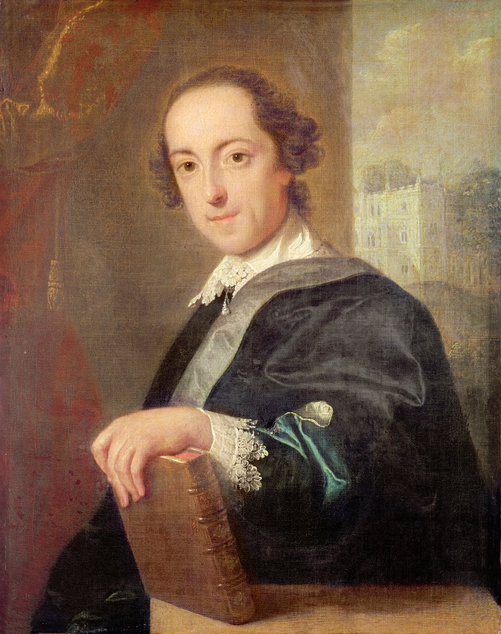 Portrett av Horatio Walpole, 4. jarl av Oxford, 1754 av John Giles Eckhardt