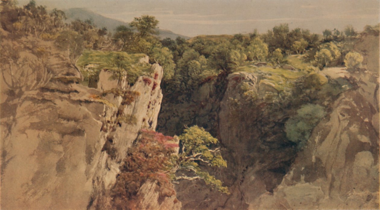 Landskap med steiner, 1700-1800-tallet, 1935 av John Glover