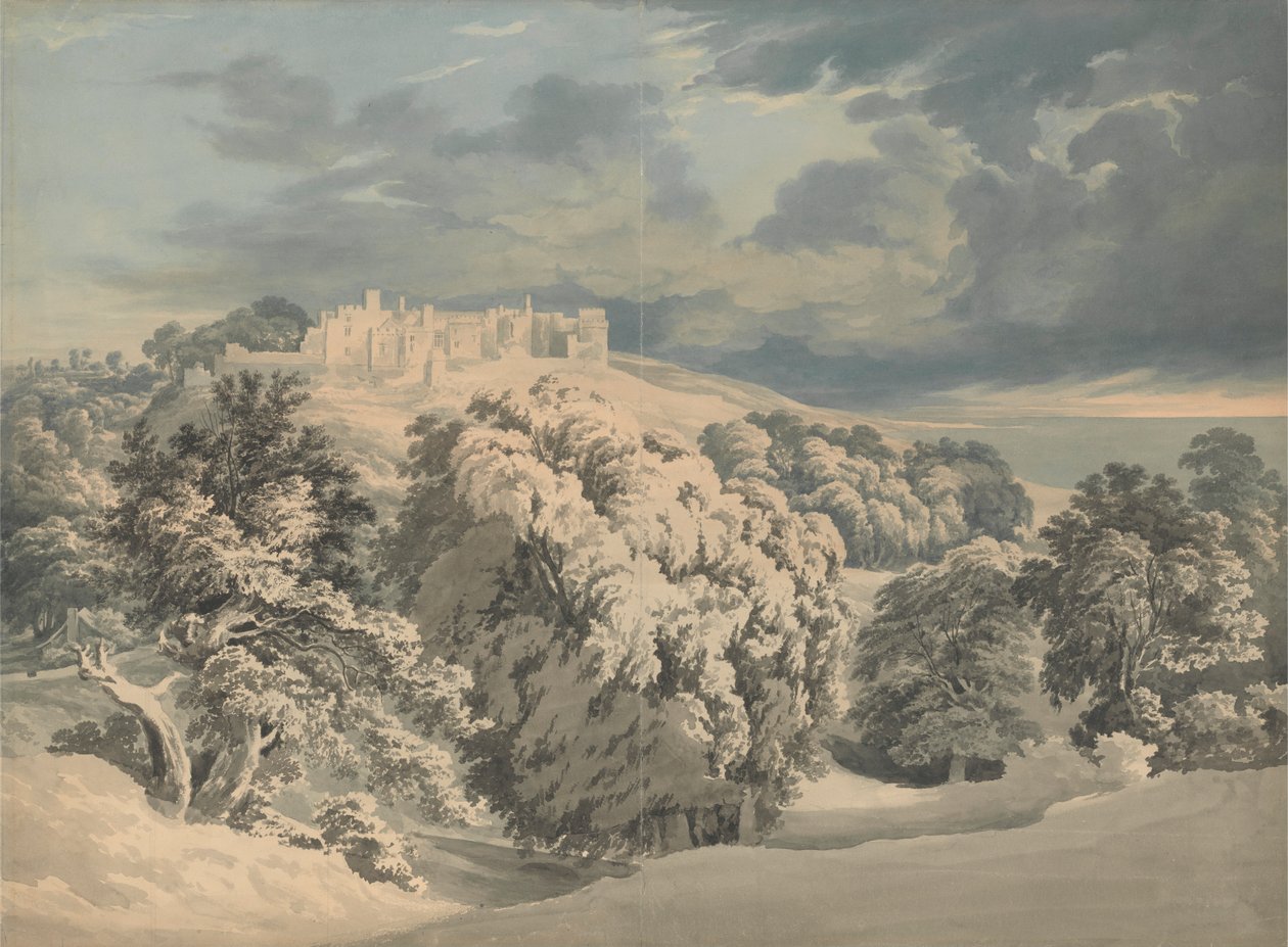 St. Donats slott, Glamorganshire av John Glover