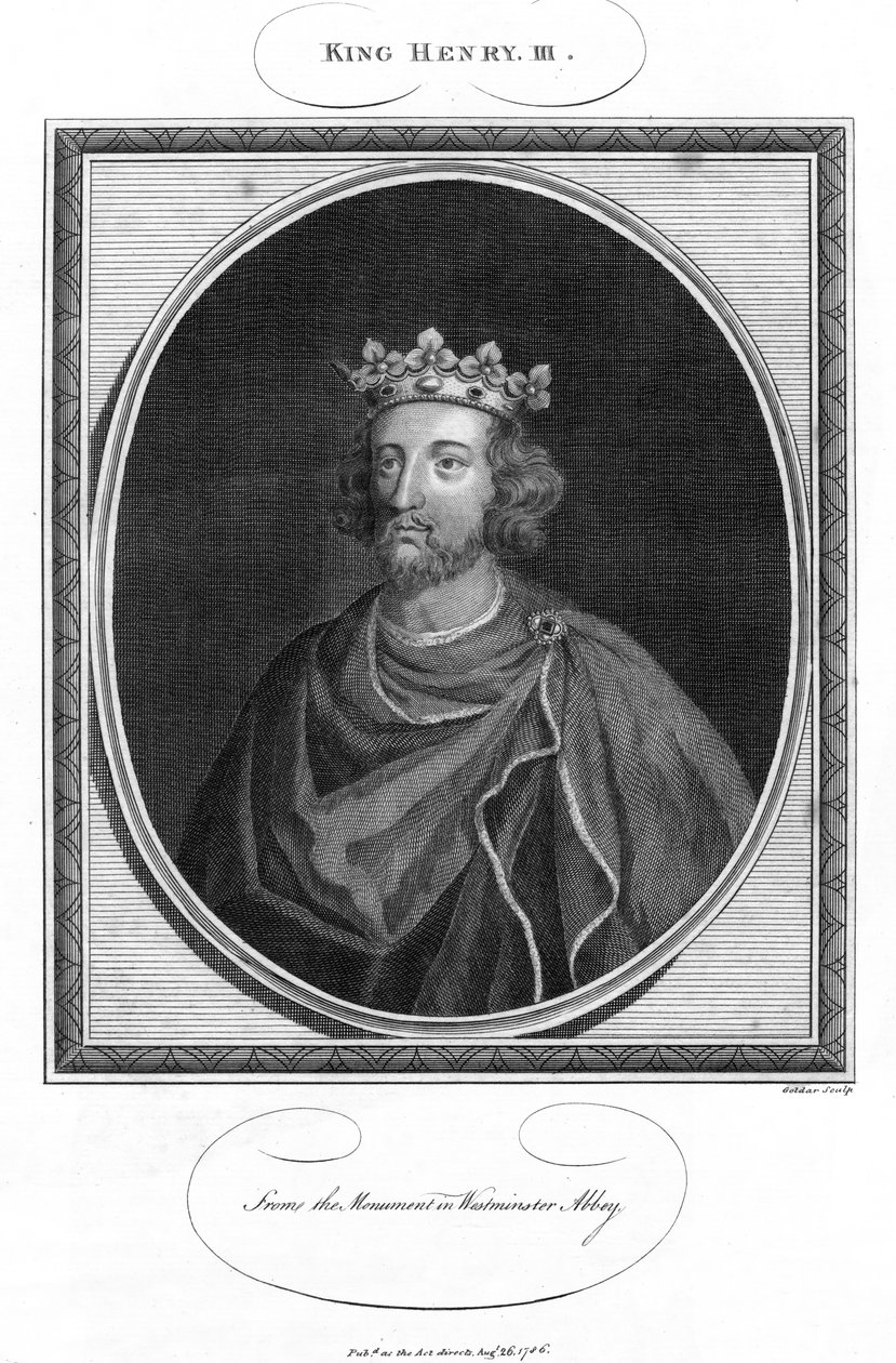 Kong Henrik III, 1786. av John Goldar