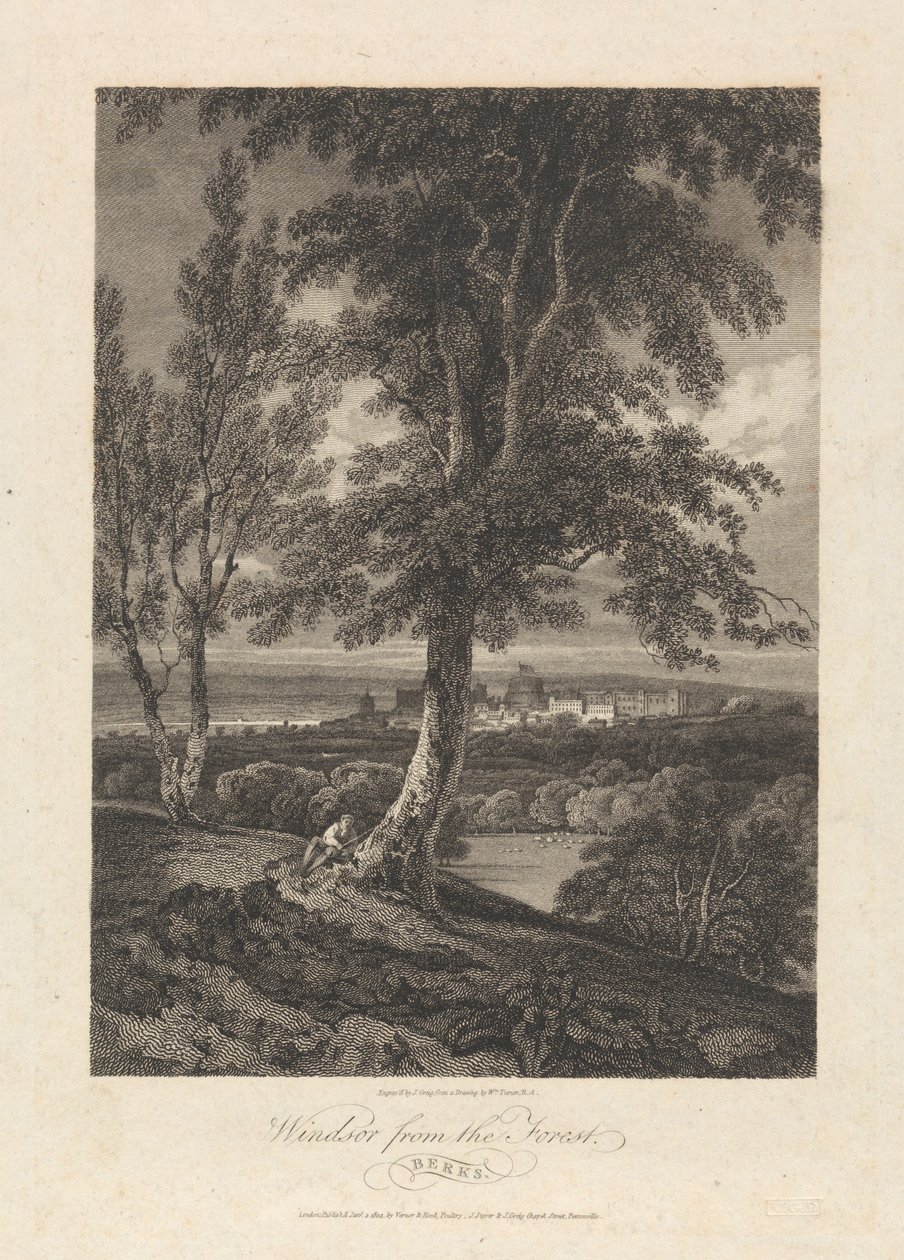 Windsor fra skogen, Berks av John Greig