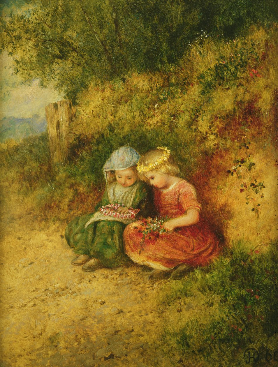 Babes in the Wood, 1860 av John H. Dell
