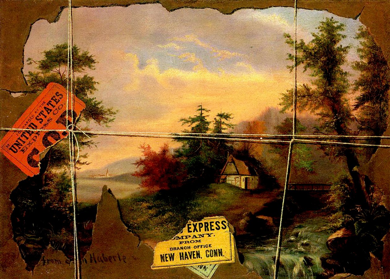 Torn in Transit, ca. 1890-95 av John Haberle