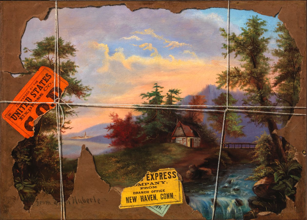 revet i transitt, ca. 1890-1895. av John Haberle
