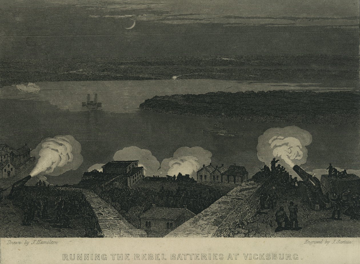 Driver Rebel Batteries i Vicksburg, ca. 1863 av John Hamilton