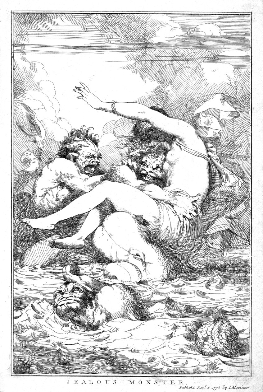 Sjalu monster, 1778 av John Hamilton Mortimer