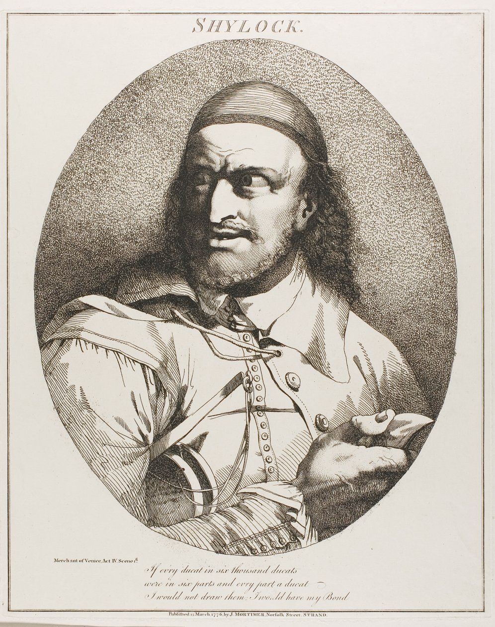 Shylock av John Hamilton Mortimer