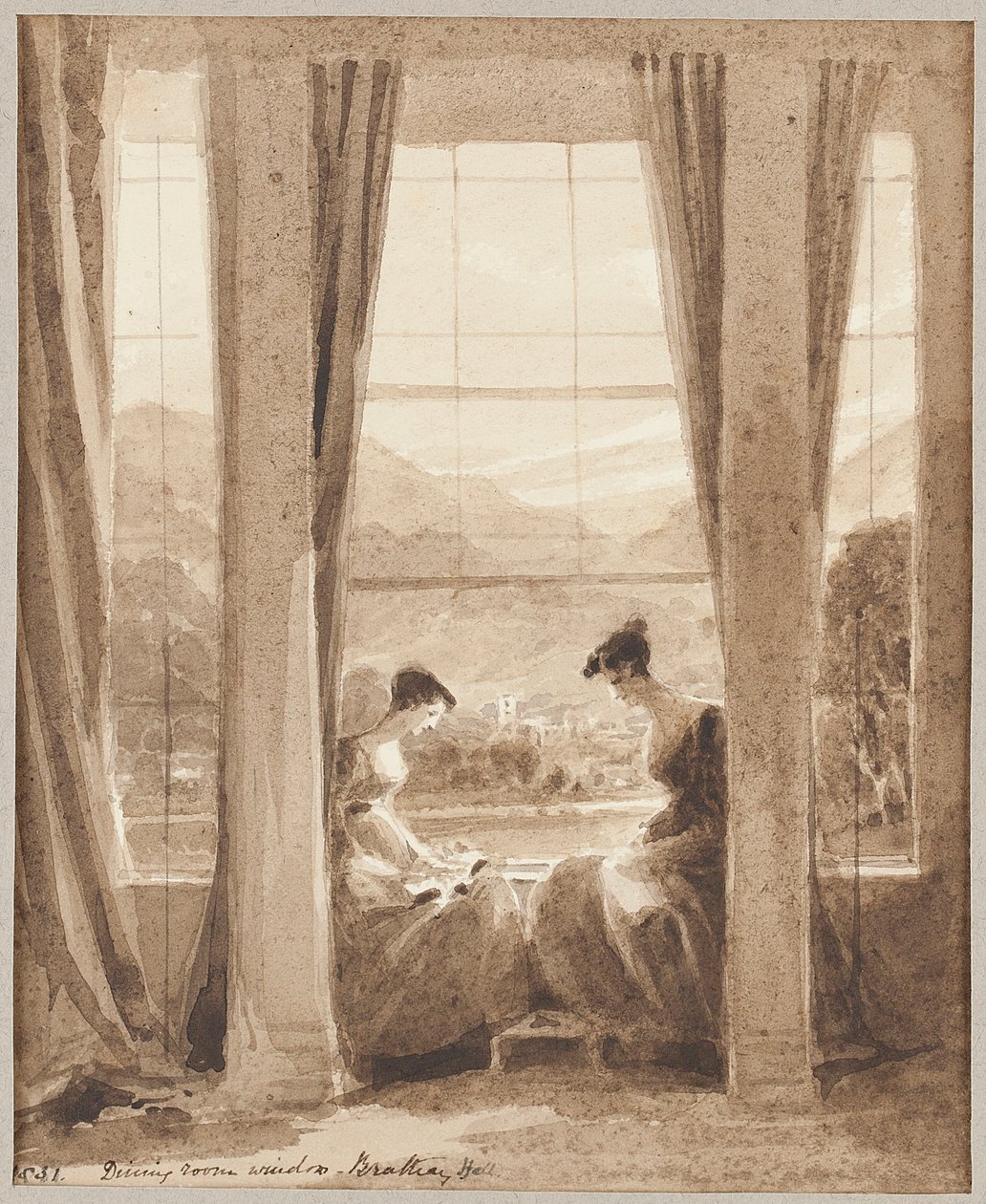 Salongvinduer, Brathay Hall av John Harden