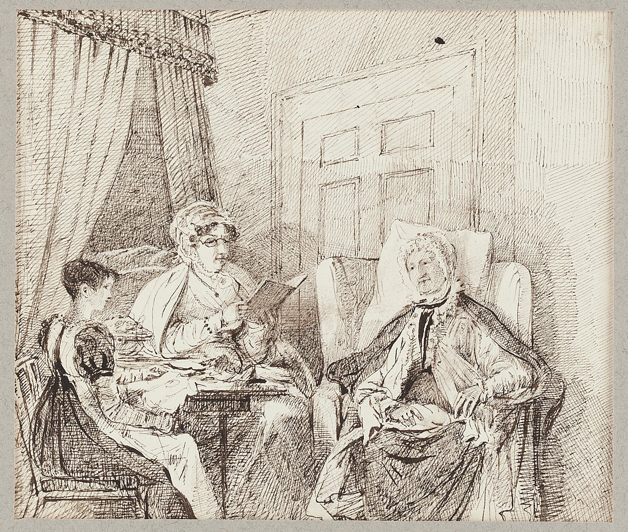 Interiørscene av John Harden
