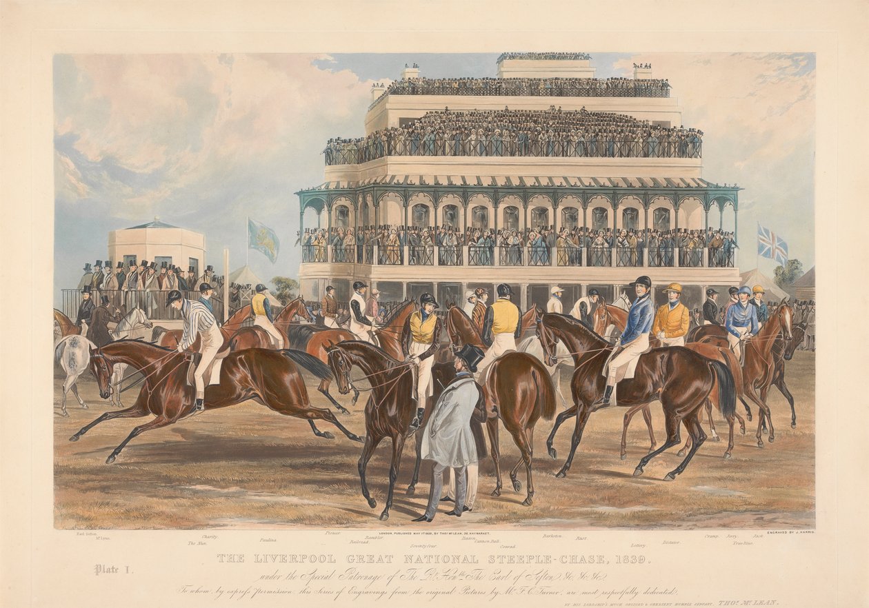 En av et sett på fire: The Liverpool Great National Steeple-Chase av John Harris