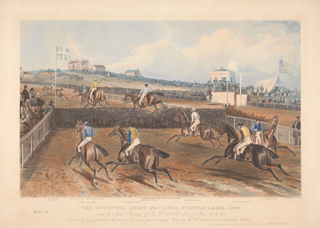 En av et sett på fire: The Liverpool Great National Steeple-Chase av John Harris