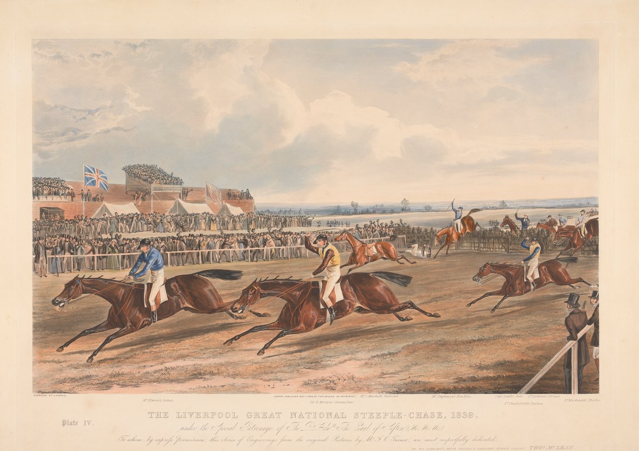 En av et sett på fire: The Liverpool Great National Steeple-Chase av John Harris