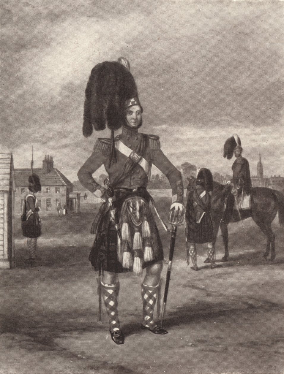 The 93rd Sutherland Highlanders Review Order, c1820-1870, 1909 av John Harris Junior
