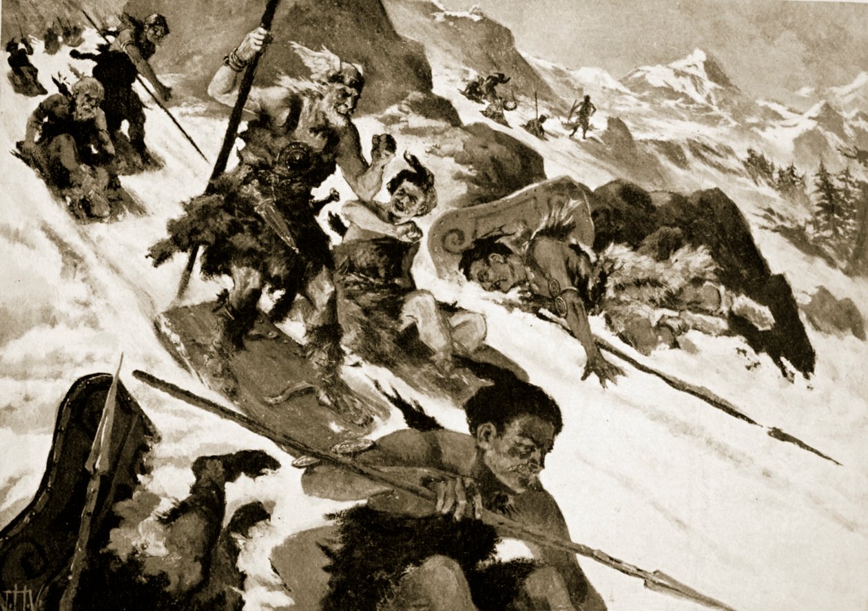 Cimbriene i Alpene av John Harris Valda