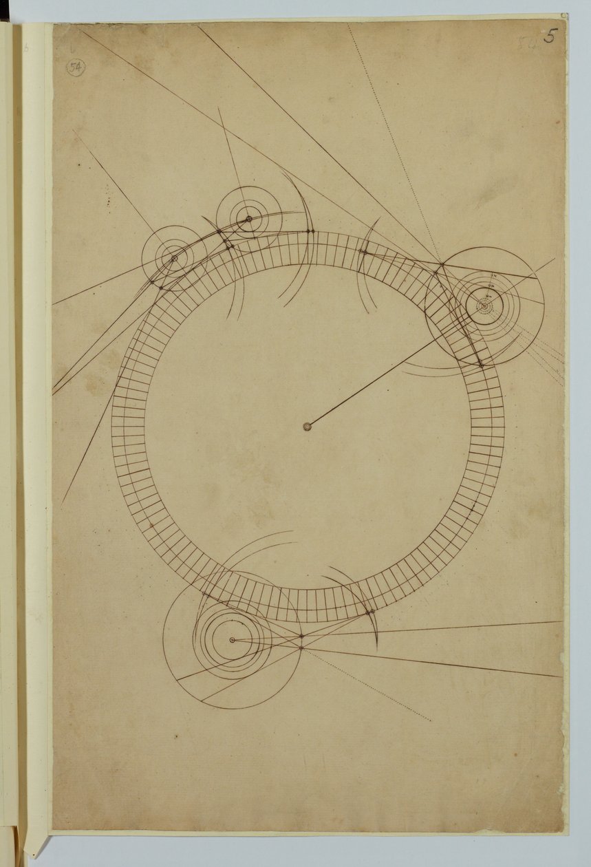 Tegninger for MSS av John Harrison