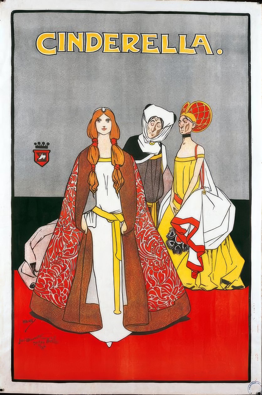 "Askepott" / J. Hassall / Plakat, 1900 av John Hassall