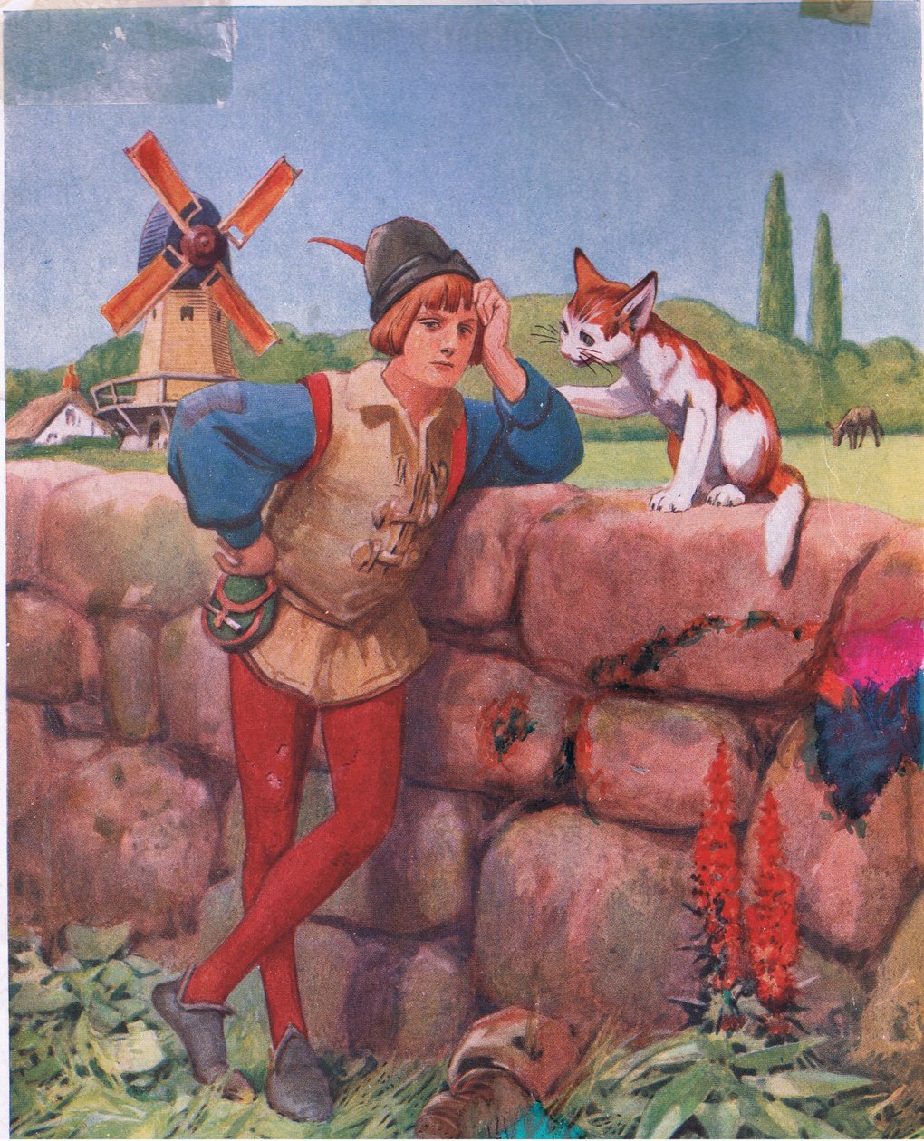 Dick Whittington og katten hans (litho) av John Hassall