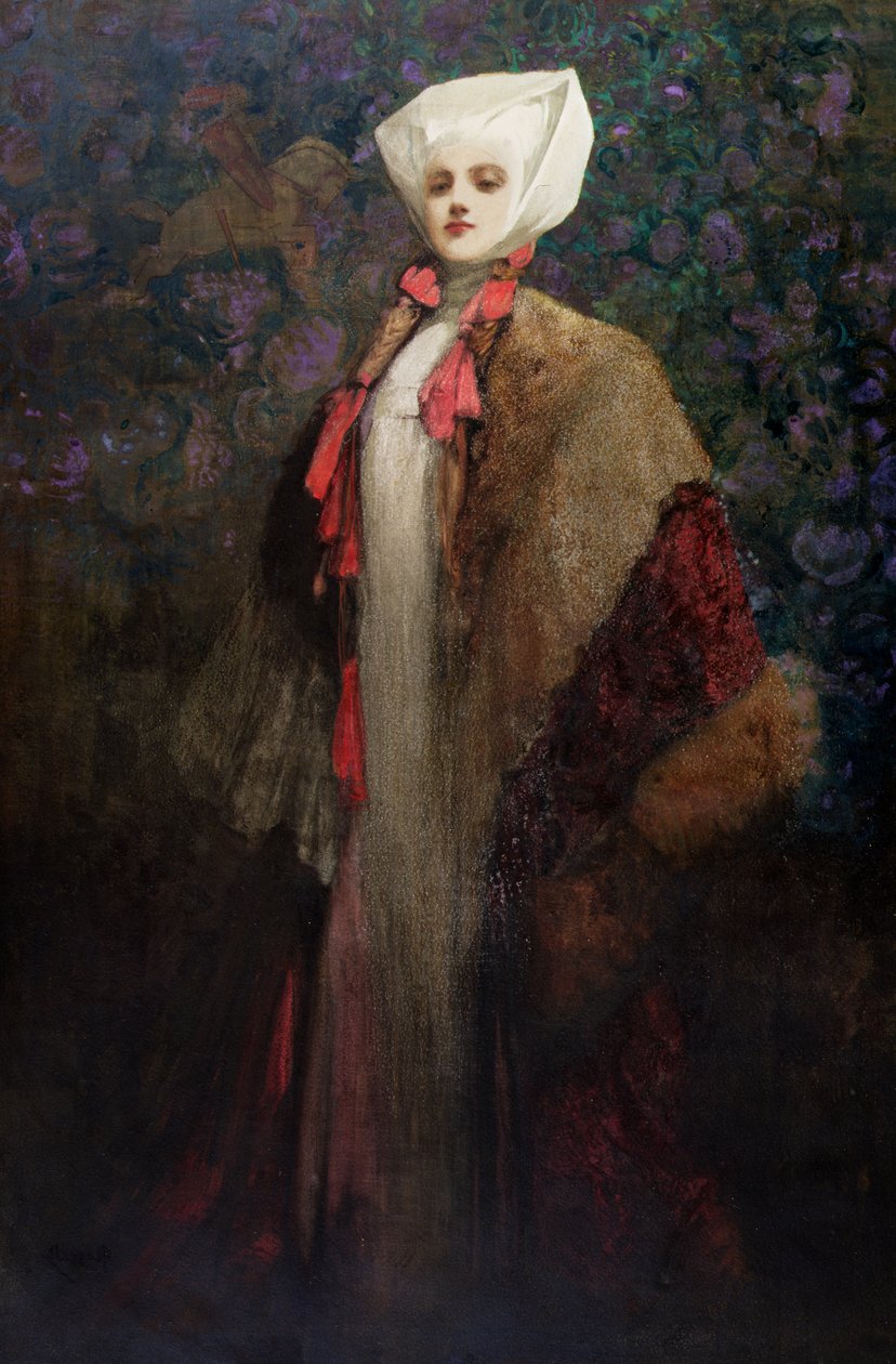 The Lady (olje på lerret) av John Hassall