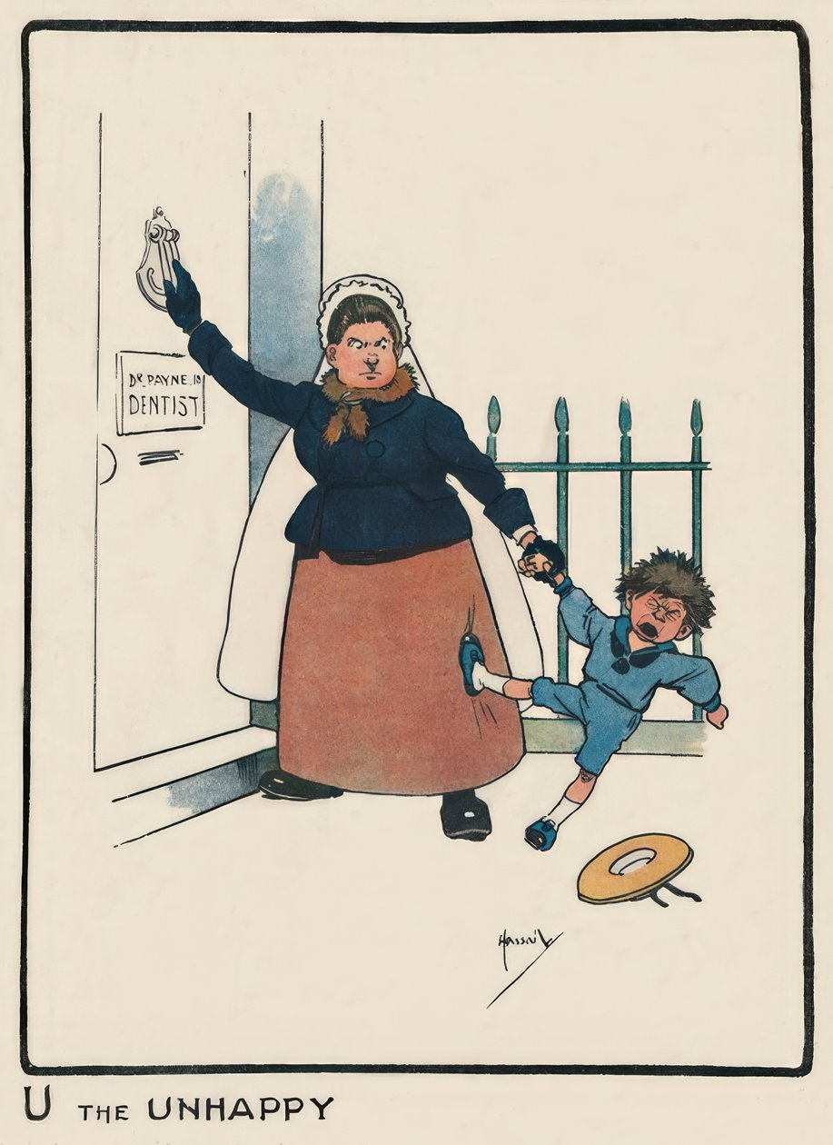 U the Unhappy / J. Hassall / Zeichnung, 1903 av John Hassall