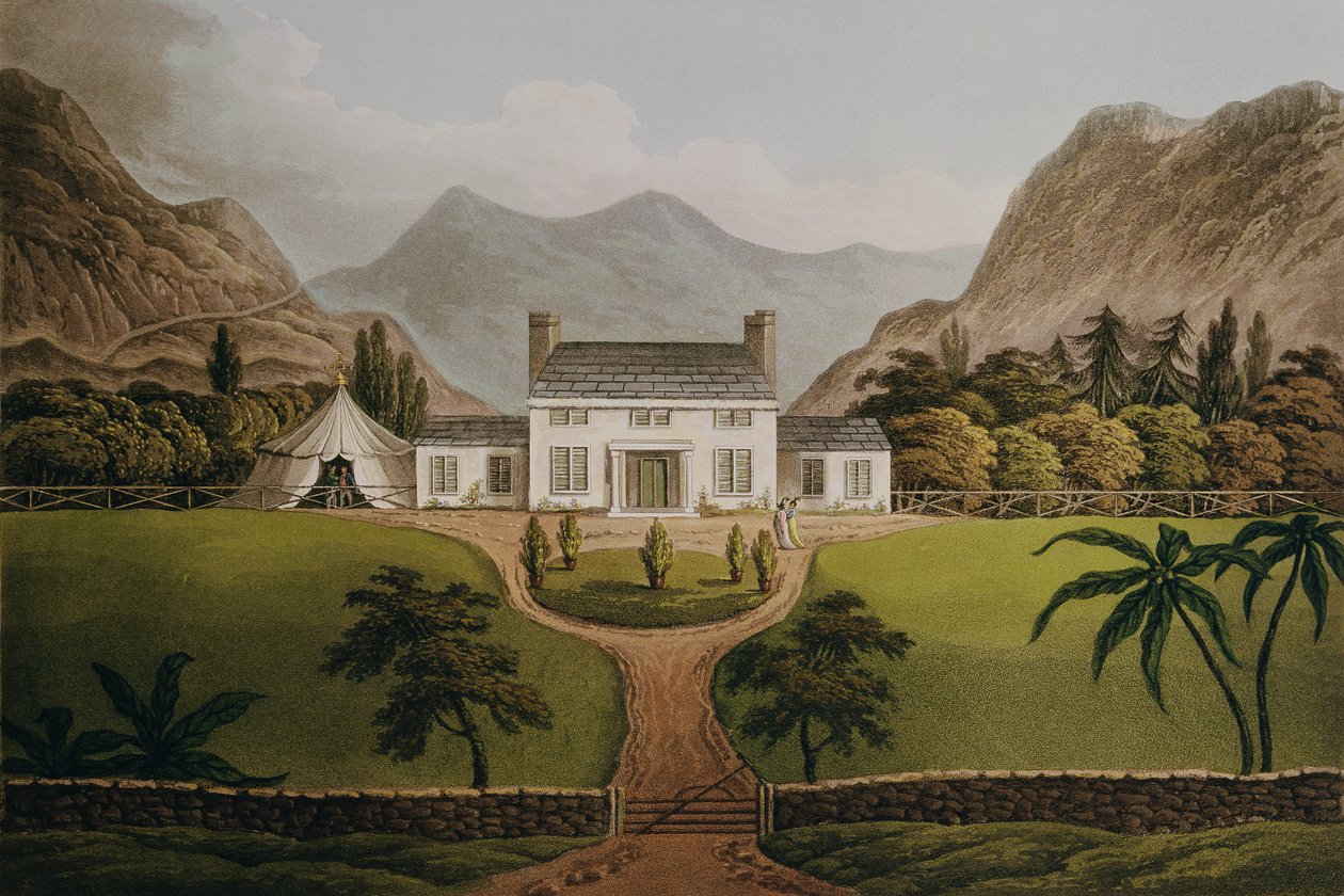 Bonapartes Mal-Maison i St. Helena, 1821 av John Hassell