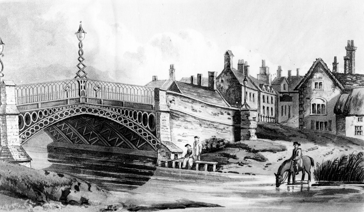 Newport Pagnell, Bucks, 1819 av John Hassell