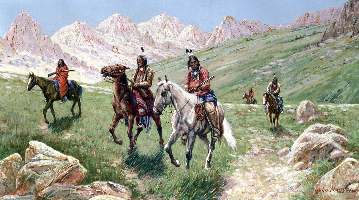 I Cheyenne-landet, 1896 av John Hauser