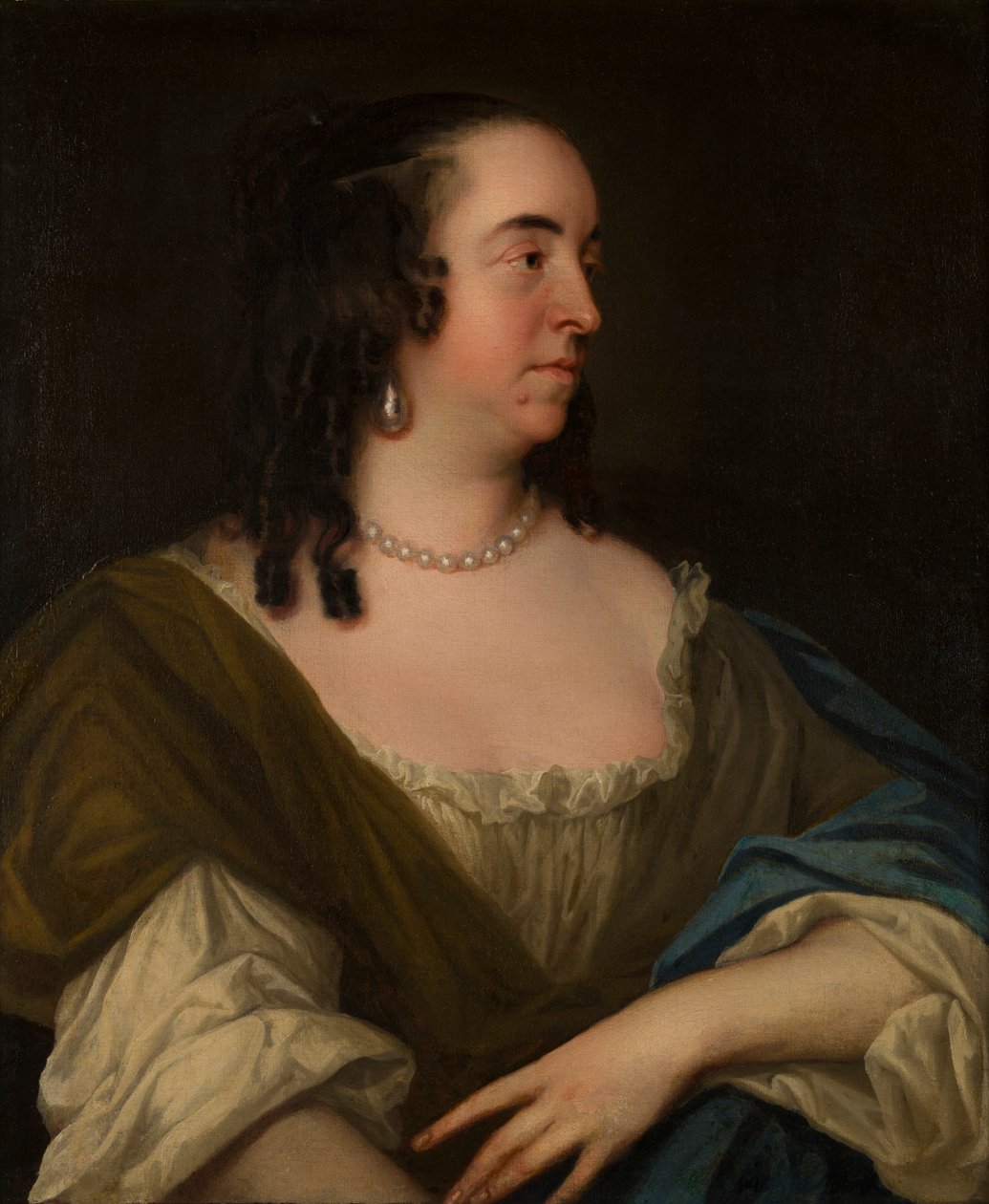 Portrett av Lady Porter, ca. 1620-79 av John Hayls