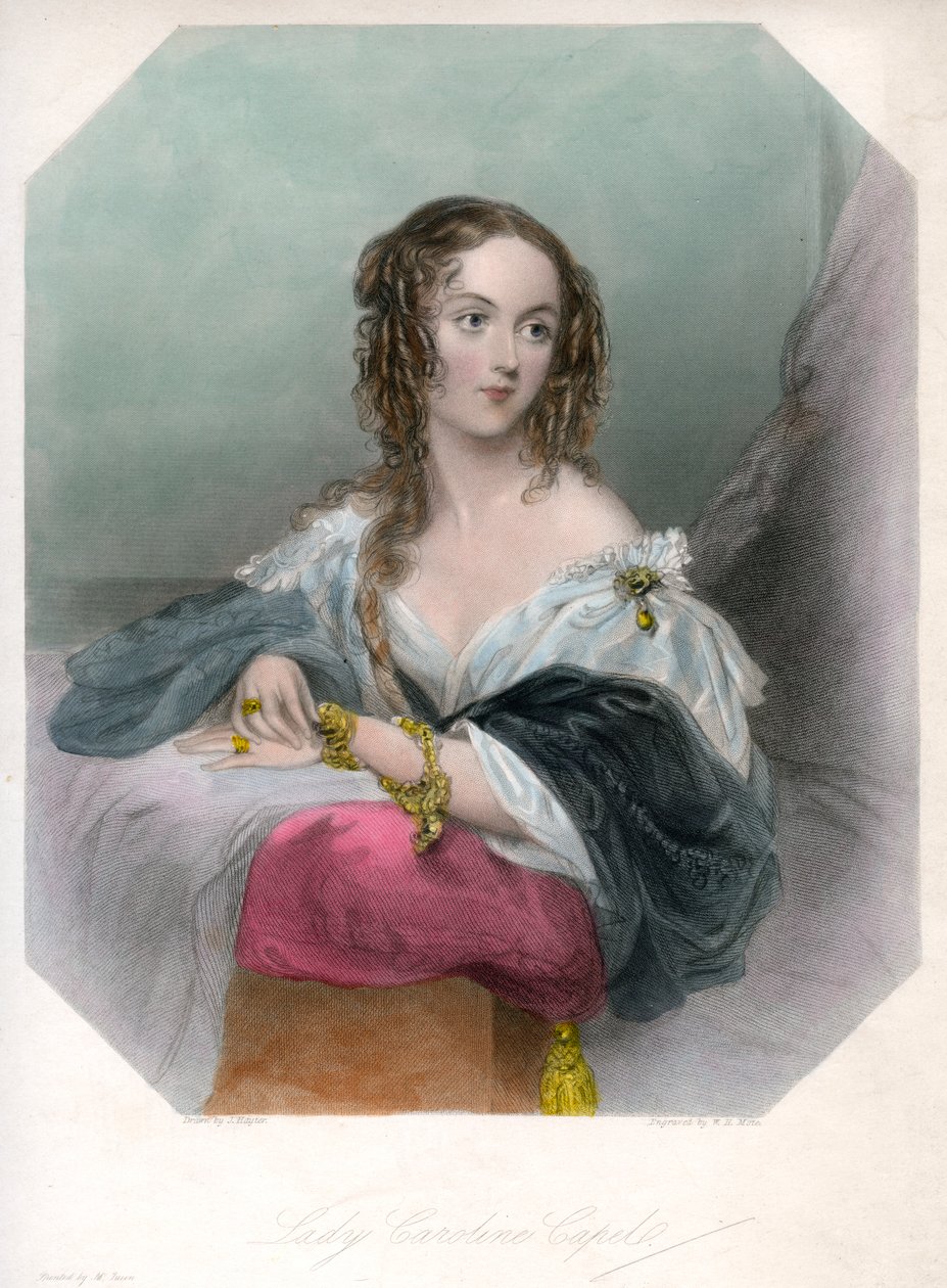 Lady Caroline Capel, ca 1800-1820 av John Hayter