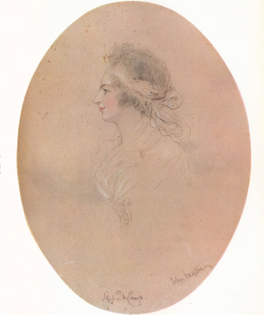 Miss De Camp, 1800-tallet, 1923 av John Hayter