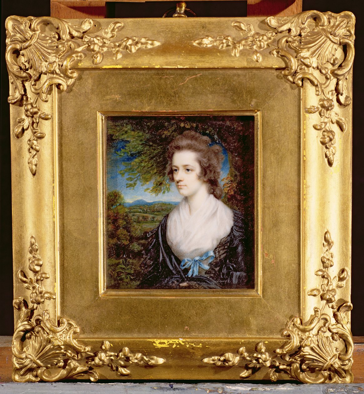 Portrett av Margaret Hazlitt, søster til William Hazlitt av John Hazlitt