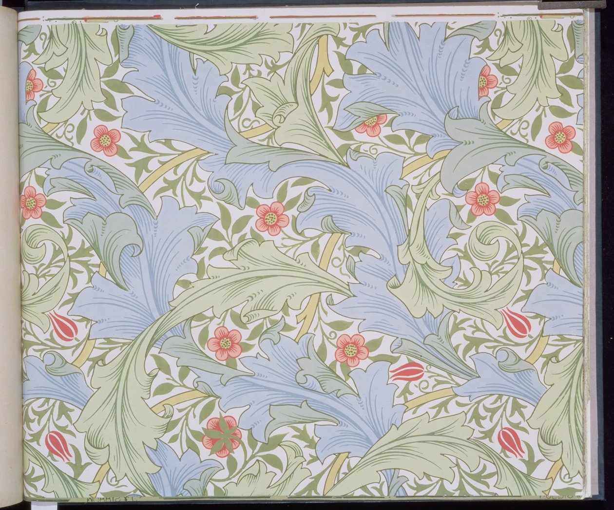Granville tapet, designet av John Henry Dearle (1860-1932) for Morris and Company, 1896 av John Henry Dearle