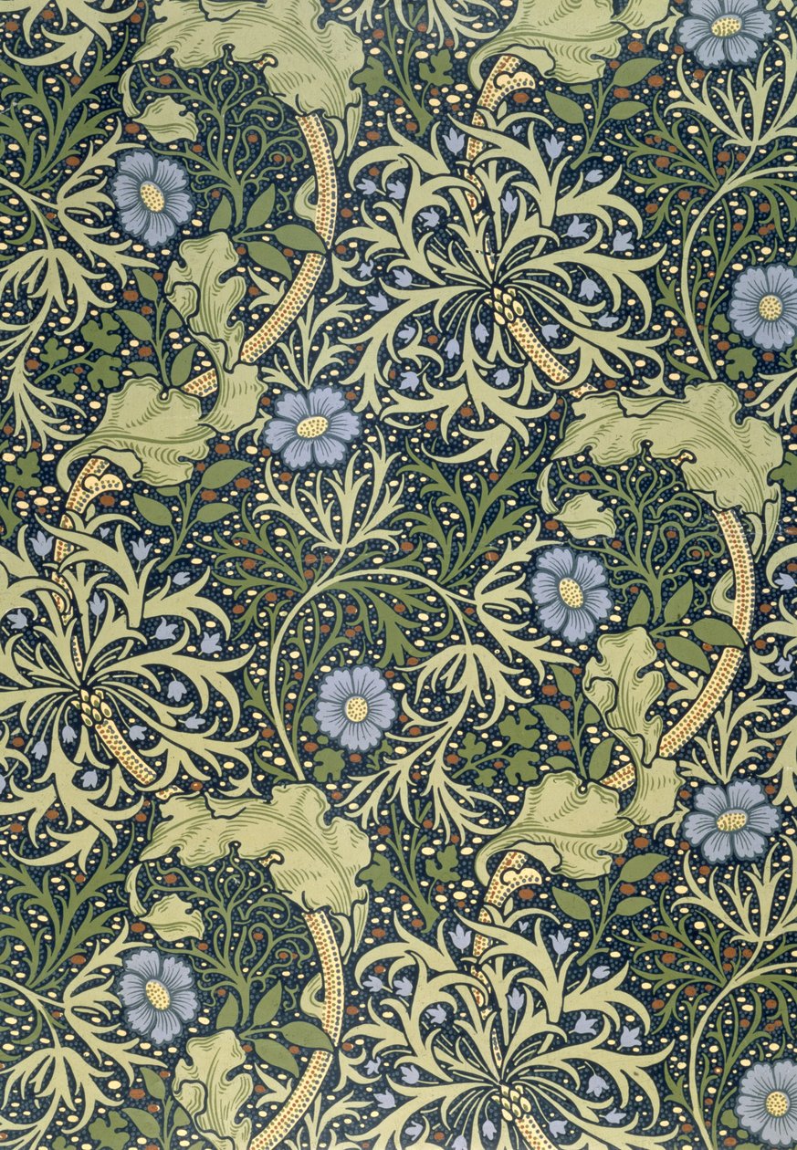 Seaweed tapet, designet av John Henry Dearle (1860-1932) for Morris and Company, 1901 av John Henry Dearle