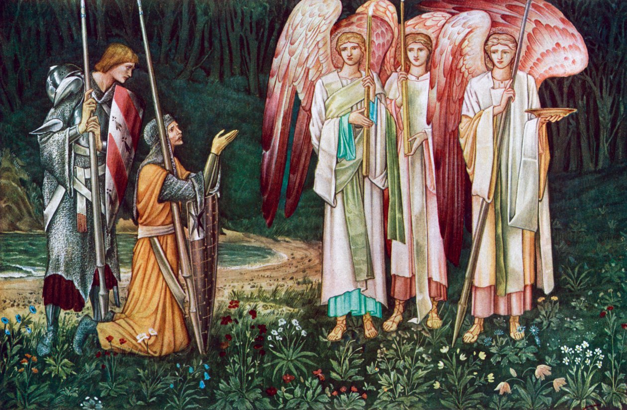 The Vision of the Holy Grail, 1891 1934. av John Henry Dearle