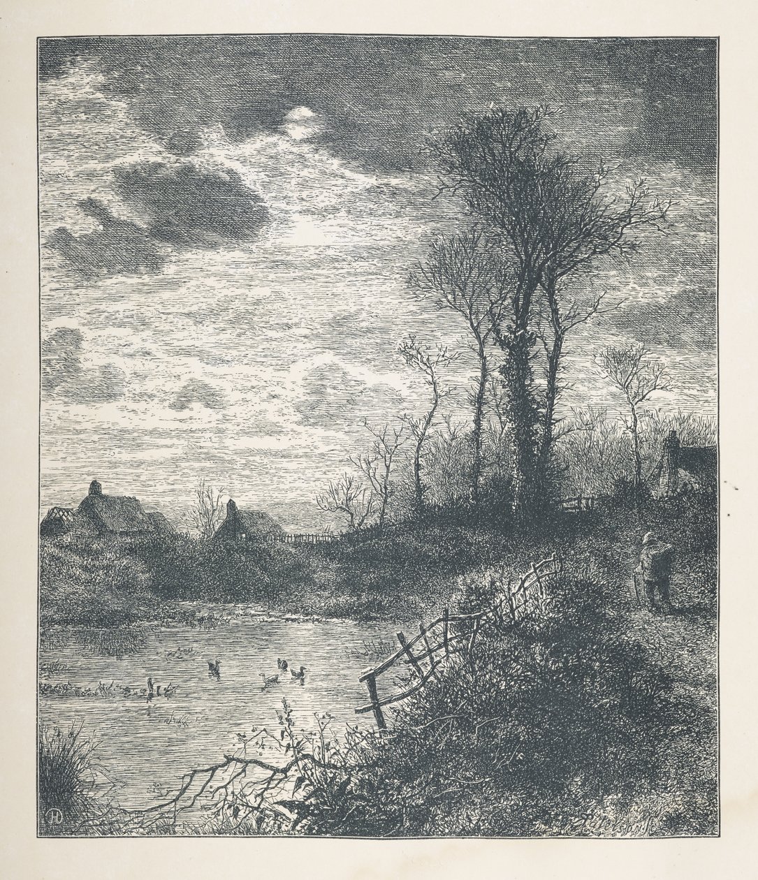 Plate 23. En dam, fra 