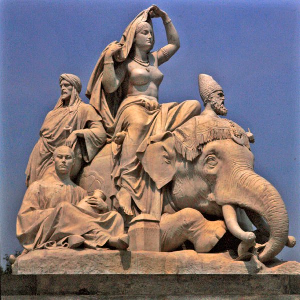 Asia, skulpturgruppe fra Albert Memorial av John Henry Foley