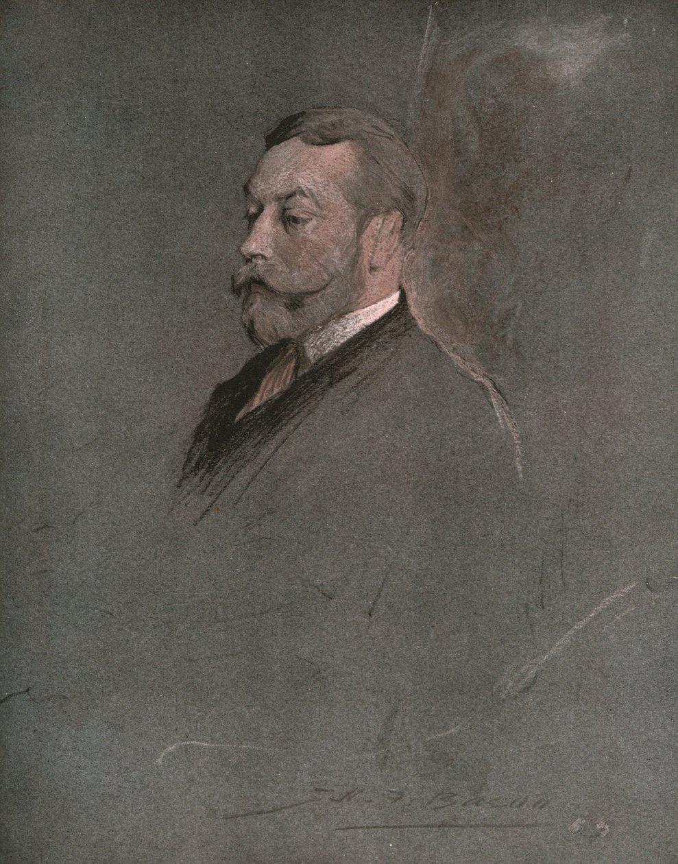 Hans Majestet Kong George V, 1910. av John Henry Frederick Bacon
