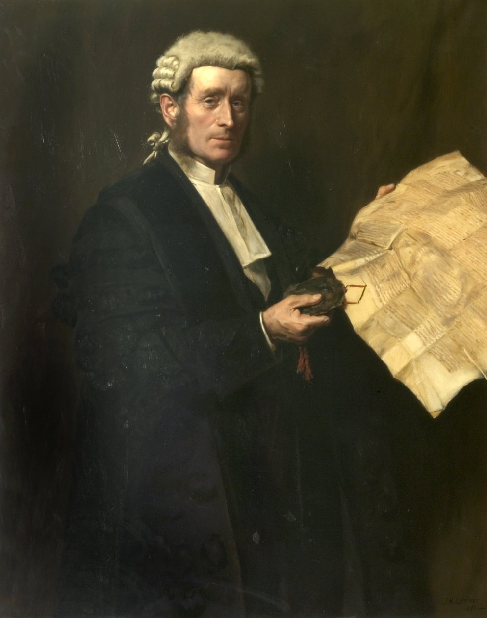 Sir Samuel George Johnson, KT, 1891 av John Henry Lorimer