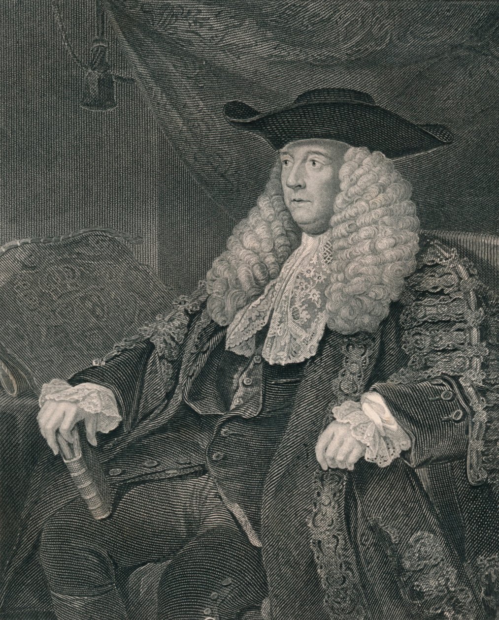 Charles Pratt, første jarl Camden, tidlig på midten av 1800-tallet. av John Henry Robinson