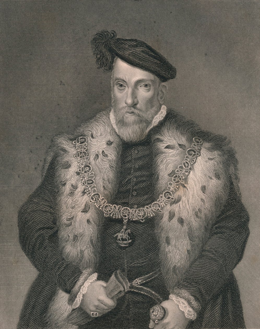 Henry Fitzalan, jarl av Arundel, tidlig på midten av 1800-tallet. av John Henry Robinson