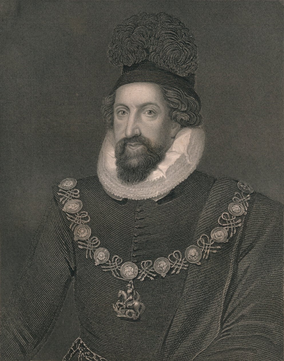 Thomas Howard, jarl av Suffolk, ca 1600, tidlig på midten av 1800-tallet. av John Henry Robinson