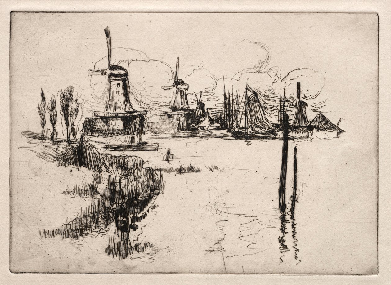 Dordrecht. av John Henry Twachtman