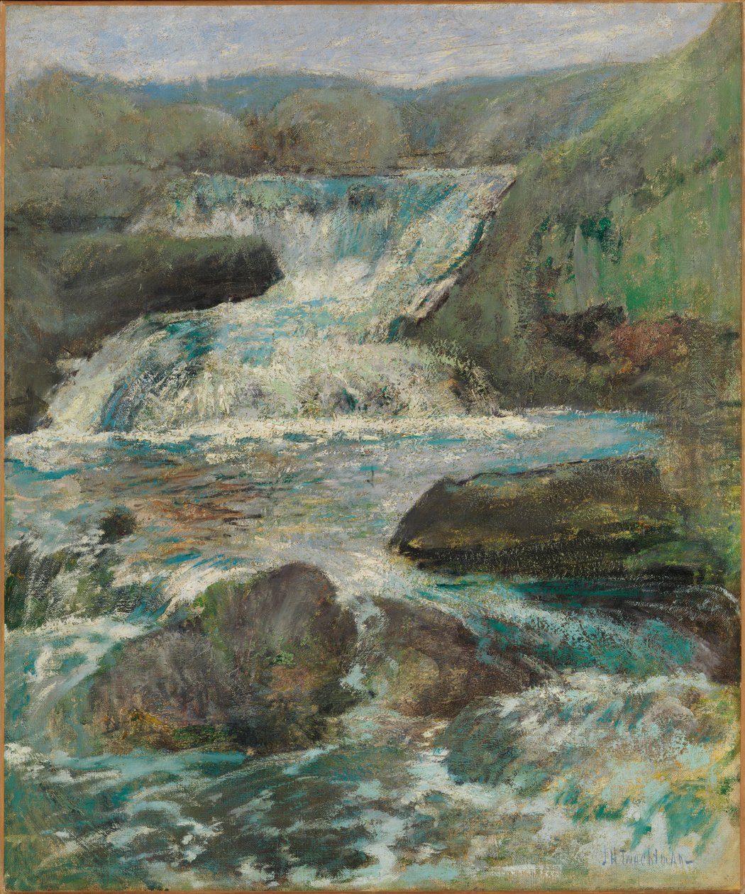 Horseneck-fallene av John Henry Twachtman