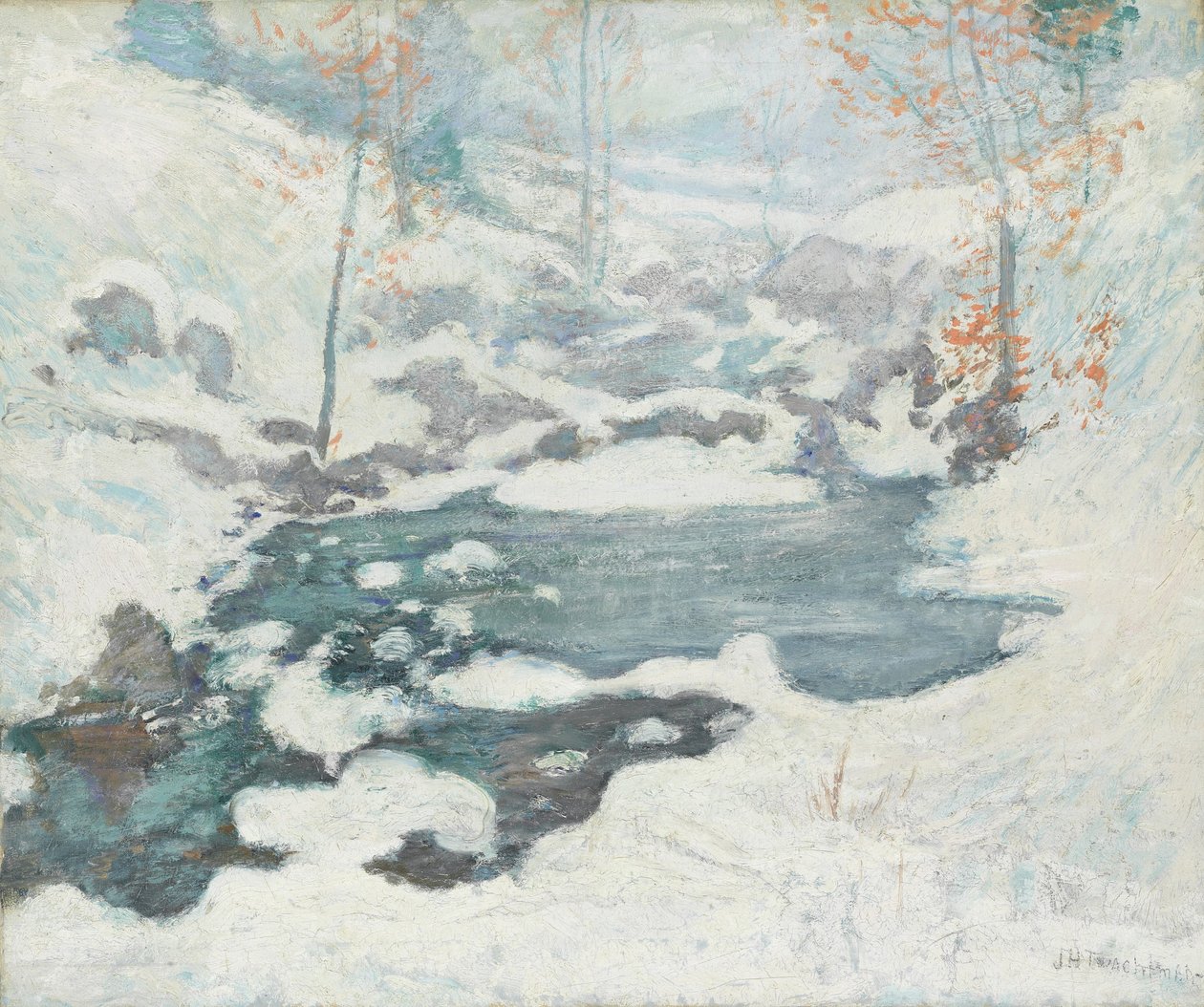 Icebound, ca. 1889 av John Henry Twachtman