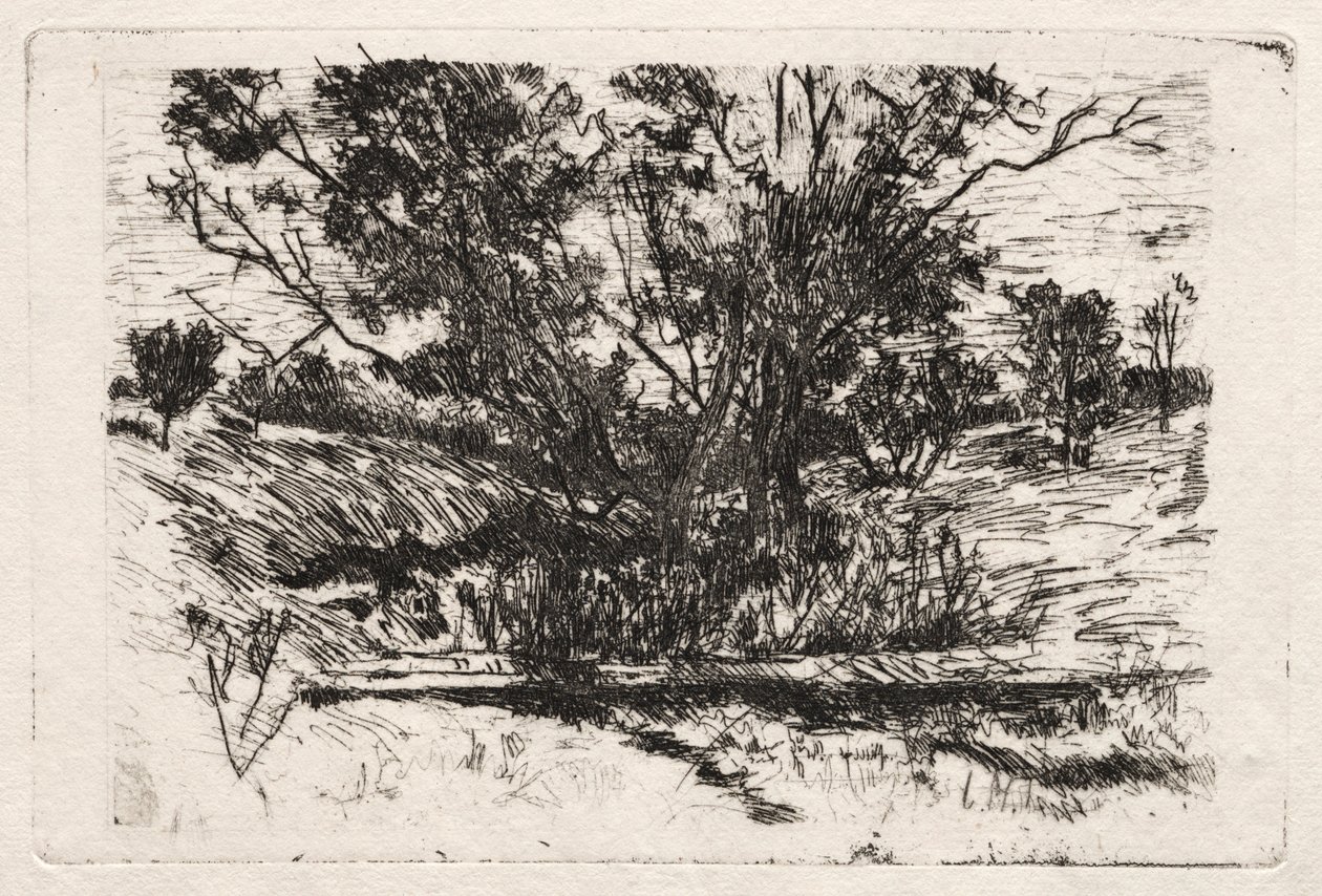 Nær Cincinnati, Ohio. av John Henry Twachtman