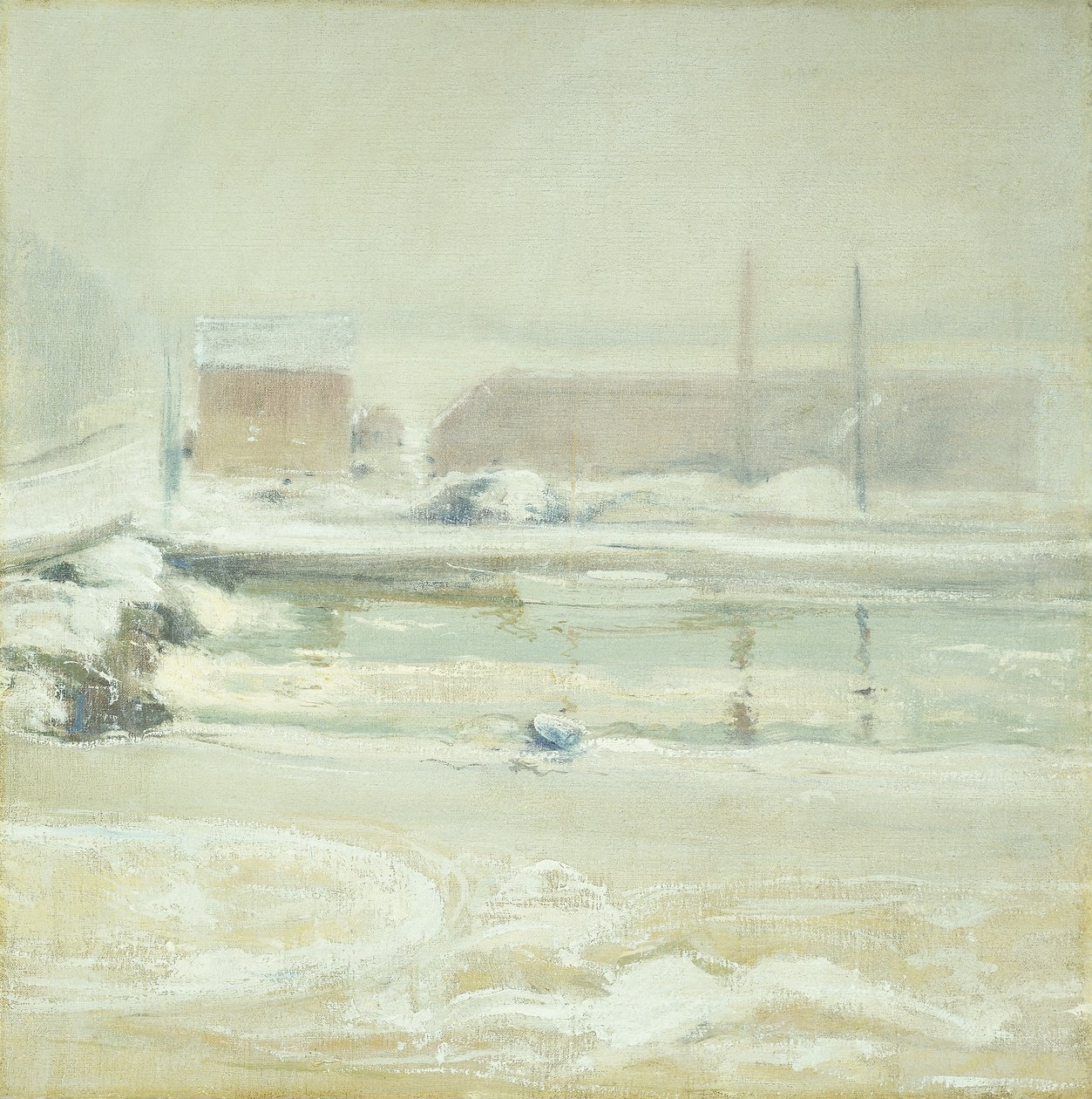 Elvescene ved Cos Cob, av John Henry Twachtman