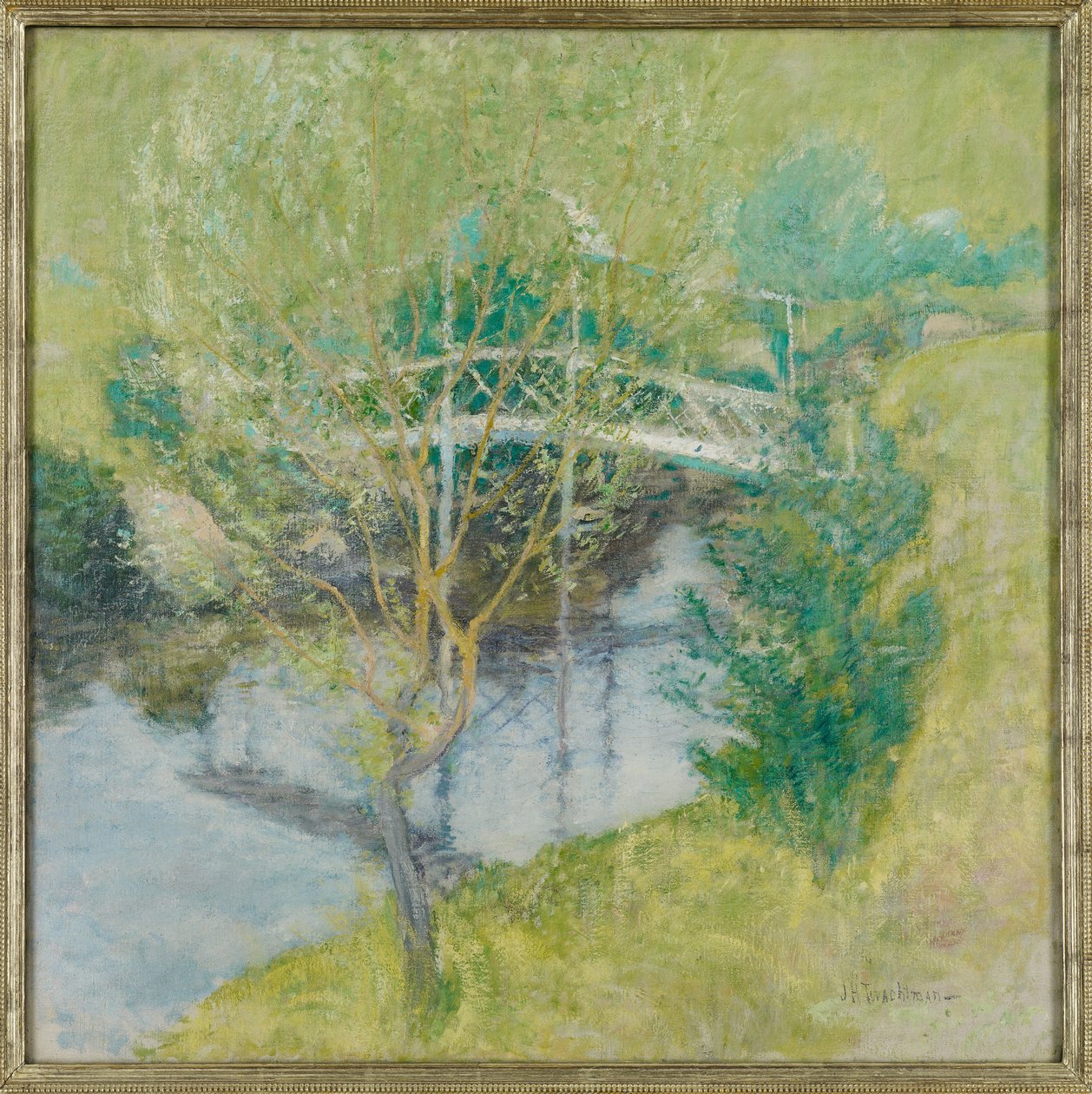 Den hvite broen, ca. 1895 av John Henry Twachtman