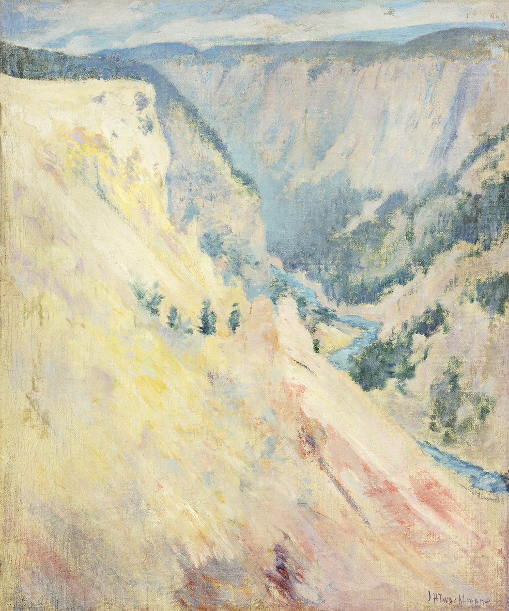 Yellowstone Park, av John Henry Twachtman