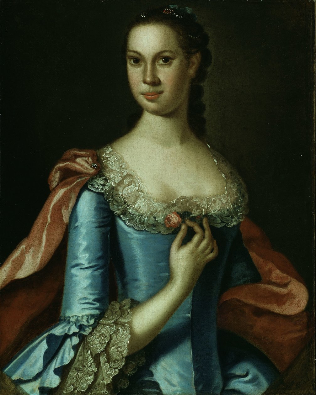 Mrs. William Carmichael av John Hesselius